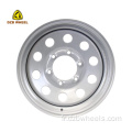 8 soft 4x100 14x6 Chrome Steel Remor Rims